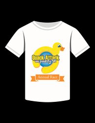 2024 Quack Attack on Poverty 5k shirt 